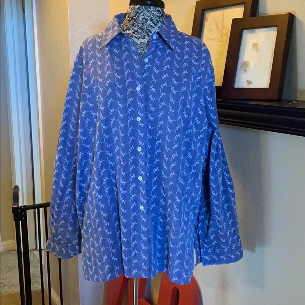 Foxcroft classic fit  Blue 22W